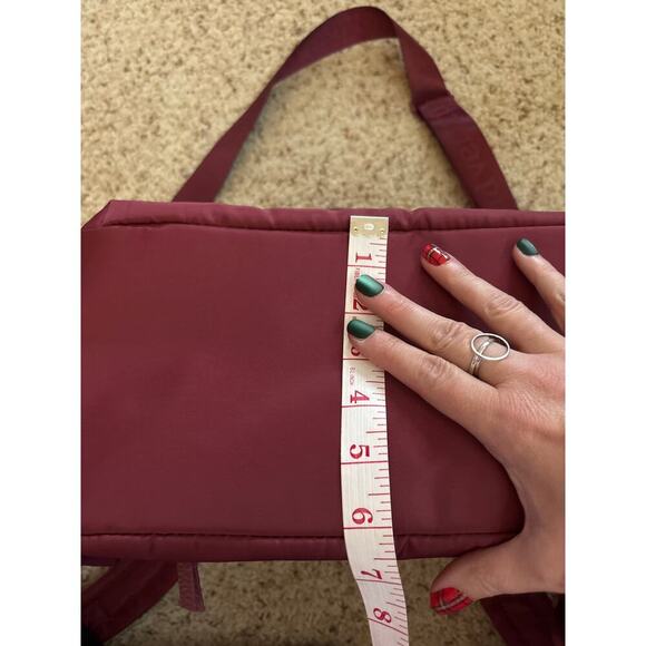 Travel Adventure Explore Backpack Tote Maroon Multiple Pockets Large - Picture 12 of 13